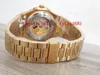 Высококачественные часы спортивные алмазные Nautilus 5711R-001 5711 черный текстурированный циферблат автоматические мужские часы желтый золотой алмазный чехол bracele