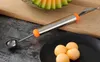 Multifunktionell frukt Vegetabiliska verktyg Carving Cutter Melon Scoops Ballers Rostfritt stål Kök Gadget Tillbehör