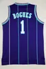 할인 Shareef Rahim Jersey 빈티지 마이크 10 # Bibby 50 # Reeves Muggssy Bogues 유니폼 33 # Alonzo 애도 녹색 흰색 보라색