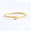 NEW Mens 18K Yellow Gold plated Ball Clips Bracelets Original Box Set for Pandora 925 Silver Snake Chain Bracelet for Women Weddin287O