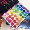 Beauty Glazed Makeup Paleta de sombras de ojos Color Fusion Sombra de ojos 39 colores Alta pigmentación Mate Brillo Brillo Rainbow Highlighter Palette