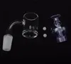2021 New Quartz Banger Nail with Spinning Bubble Carb Cap and Terp Pearl 10mm 14mm 18mm Joint 45/90 Degrees For Glass Bongs