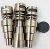 Universele Domeloze 6 in 1 Titanium Nails met Maan Rock 10mm 14mm 18mm Mannelijke Vrouwelijke Joint voor Glasbongen Waterleidingen DAB RIGS