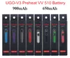 Authentique EVOD VV Twist ego 510 Batterie UGO-V II 2 Vape Pen UGO V3 Tension Variable Préchauffer Batterie Kits Micro USB Passthrough batterie ecigs