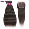10A Brazilian Virgin Hair With Closure Extensions 3 Bundles Brazilian Body Wave Hair With Lace Frontal Unprocessed Straight Human Hair Weave