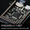 Freeshipping PyBoard V1.1 MicroPython Micro Python 3 Board Set Avec Pin Base 3D Print Case Câble USB