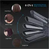 Professional Interchangeable 4 in 1 Ceramic Hair Curler Crimper Straightener Corn Waver Corrugated Wide Waves Plate Flat Iron 494420220