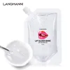 DIY Clear Lip Gloss Base Hidratante Efeito Espelho Não Gorduroso Lipgloss 50ML Langmannni Transparente Refrescante Lábios Maquiagem Gel8524111