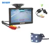 Diykit 5 "LCD-skärm Bakifrån Bilmonitor + LED Färg Night Vision Car Camera Trådlös Parkering Säkerhetssystem Kit