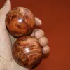 1Pair Natural China Hainan Huanghua pear Handball Scented rosewood health sphere