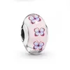 New style butterfly flower charm beads fit for bracelet necklace bangle DIY Jewelry big hole charms Accessories as gift