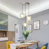Imitation marble glass pendant lights led minimalist porch aisle balcony restaurant pendant lamp color glass ball pendant light