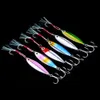 Hengjia gorąca wyprzedaż 70pcs Partia Połączenie 4 5CM 5CM 5 8CM 6 3CM Jigged Rybodawanie Metal Paillette Wobbler Artificial Pesca Hard Tack