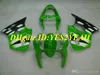 Motocicleta Kit de Feira para Kawasaki Ninja ZX6R 636 00 01 02 ZX 6R 2000 2001 2002 Green White Black Feeterings Set + Presentes KH18