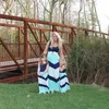 Striped Mom Girls Dress Mother Daughter Sleeveless Dress Vest Dress Summer Family Matching Outfits Mommy and Me Clothes