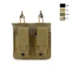 Outdoor Sports Tactical Molle Magazine Pouch Bag Backpack Vest Gear Accessoire Mag Holder Patridge Clip No11-552