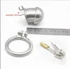 Super Small Metal Penis Sleeve Cock Cage Urethral Catheter rostfritt stål Manlig enhetsbälte BDSM Penis Ring Lock Sex Toys For Men6540860