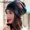 LongKeeper 6 colori cotone donna berretti berretti primavera donna berretto cappello per donna berretti 3 modi per indossare il cofano