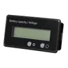 12V 6-63V LCD-zuur lood Lithiumbatterijcapaciteit Indicator Digitale Voltmeter - Wit