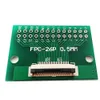 26ピン0.5mm FPC / FFC PCBコネクタソケットアダプターボード、LCDスクリーンインターフェイス用の26pフラットケーブル片面ソケット