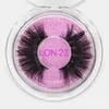 25mm Long 3D Real mink lashes extra length eyelashes Big dramatic volumn eyelashes strip thick false eyelash