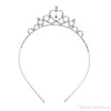 2020 Flower Girl Headpieces Princess Crown Tiara Hårtillbehör Rhinestone Love Crown Beautiful Girl's Headpipeces Crown WH2311