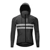 WholeThin Kapuzenkappen, reflektierende Laufjacken, winddicht, wasser- und regenabweisend, Windjacke zum Radfahren, Fahrradsportjacken9035084