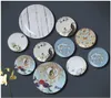 Decorative Plates Chinese-style pendant wall decoration creative ceramic plate lodging dining room background