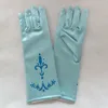 Meninas longa luvas de dedos rainha da neve 5 cores vestido Crianças até fontes do partido Crianças Princesa Cosplay Mittens luvas traje baby girl