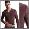 Top da uomo bianco 2019 Intimo comfort per uomo Abbigliamento a maniche lunghe da uomo Abbigliamento da danza Pigiama