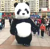 3m wysoka nadmuchiwana maskotka panda do parku tematycznego ceremonii ceremonii karnawałowych strojów na imprezowe niestandardowe maskotki