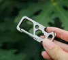 Titanium TC4 портативный механик ключевой цепь карабинер на открытом воздухе Camping Multi EDC Tools Tools Open Opener Drecriver8232995