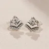 Personalizado Moda desejo brincos prata esterlina 925 com diamantes CZ Original Box Set de Pandora presente de aniversário Lady Brincos