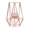 Candle holder wedding decoration gift candlestick iron rose gold european style romantic home decor table decorations