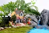 Мини Замок Fairy Garden Миниатюрные замки Террариум Статуэтки украшения сада Миниатюрный дом Villa Woodland Fairy Статуэтки