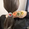 Nouveau chaud mignon cerise avec fausse fourrure cheveux corde pour enfants pour femmes bandeau enfant tête cheveux élastiques accessoires