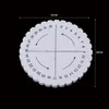 Hochwertige 2 Stück runde, quadratische Kumihimo-Perlenschnur, Scheibe/Scheibe, Flechten, geflochtene Platte, DIY, Sep12