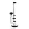 Percolador de vidrio Bongs Hookahs Blue Matrix Perc Vasos gruesos Bongs Tuberías de agua Fumar Beaker Dab Rig Con 14 mm Tazón downstem Perc