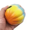 10cm Hallowmas Squishy Rainbow Pumpkin A lenta risalita Giocattoli di rimbalzo Squishies Schiacciato a mano Giocattolo per bambini Regali di Halloween