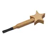 2025 Pure Handmade Creative Star Wood Pipe Pentagon Pipe