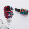 Glass Smoking Accessories Bowl 14mm 18mm Male Glass Herb Holer US colors For Water Pipe Bongs Bowls Funnel Rig 1002