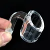 4mmThick 90 Graden Quartz Banger 10mm/14mm/18mm vrouwelijke/mannelijke joint quartz nail voor glas waterleiding rook accessoire