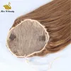 Fermagli per capelli umani Remy brasiliani in estensione coda di cavallo Colore naturale Capelli lisci biondi castani neri 100 g