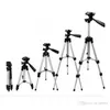 Universal Portable Aluminum Alloy Mini 3 Sections Professional Cameras 28cm-65cm Adjustable Tripod for Mobile Phone Cameras