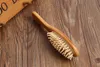 Whole Cheap Natural Bamboo Brush Healthy Care Massage Hair Combs Antistatic Detangling Airbag Hairbrush Hair Styling Too8902328