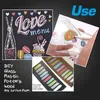 STA 10 Renkler Lot Metalik Marker Kalem DIY Scrapbooking El Sanatları Yumuşak Fırça Kalem Sanat Marker Kalem İçin Kırtasiye Okul Malzemeleri