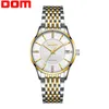 Dom Women Mechanical Watch Fashion Rostfritt Steel Blue Dial Watch Luxury Waterproof Female Automatic Clock Montre Femme G79327H5145905