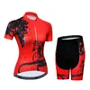 2020バイクジャージーセット女性サイクリングジャージービブショーツガールズマウンテンMTB自転車スーツMaillot Ropa Ciclismo Tops Bottom Ladies7875989