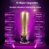 36 Speeds Double Vibration Hands Free Male Masturbator For Man Silicone Artificial Vagina Real Pussy Vibrator Masturbation Cup Y190713