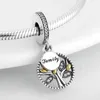 Hochwertige 925 Sterling Silber Stammbaum des Lebens Charms Anhänger passen für Original Pandora Armband Halskette DIY Schmuckherstellung CJ191116